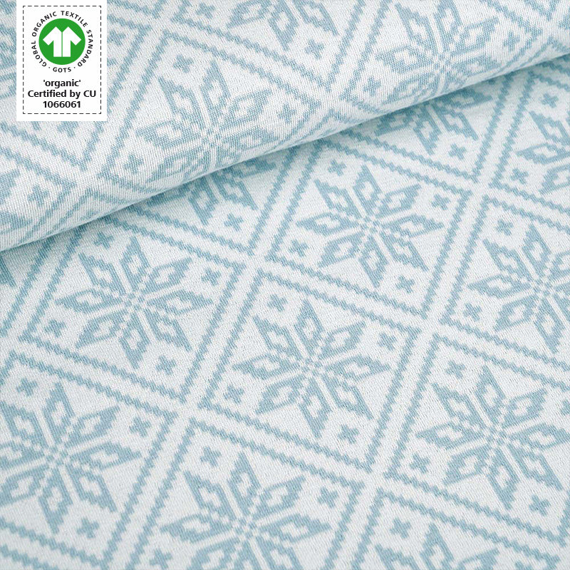 Bio-Jacquard Snowflake gletscher von Stoffonkel