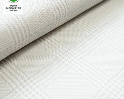 Jacquard Glen Check ( grau weiss ) von Stoffonkel