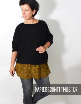 Papierschnittmuster FAKE - BLUSE #161Gr. 32-58 von LeniPepunkt