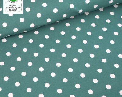Biojersey Pretty Woman staubgrün von Stoffonkel