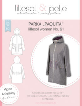 Papierschnittmuster lillesol women No. 91 Parka Paquita Gr. 34 - 50