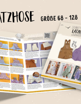 Papierschnittmuster Lybstes Latzhose für Mädchen und Jungen (Gr. 68-128)
