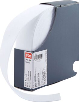 Prym Elastik- Gummi / Bund 38mm weiss (957409)