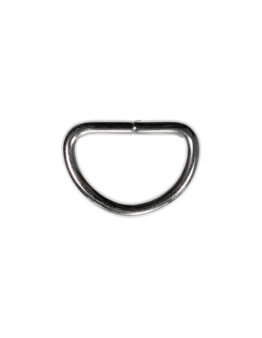 Halbrundringe (190258) 25mm Col 180 silber