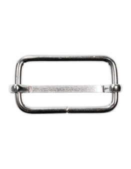 Leiterschnalle Metall (190271) 40mm silber
