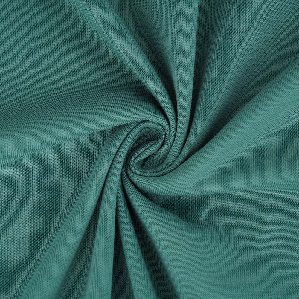 Bio-Baumwolljersey staubgrün (100% Biobaumwolle) von Stoffonkel