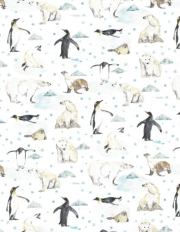 Digitaldruckstoff 010503166 Polar friends von Westfalenstoffe