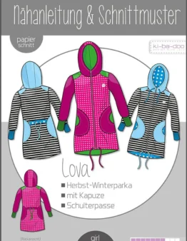 Papierschnittmuster Kibadoo Lova Kinder-Parka Gr. 74 - 164