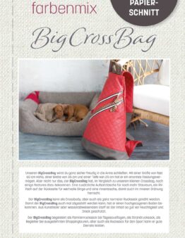 Papierschnittmuster Big Crossbag von Farbenmix