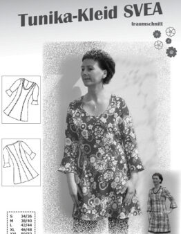 Papierschnittmuster Tunika Kleid SVEA von Farbenmix