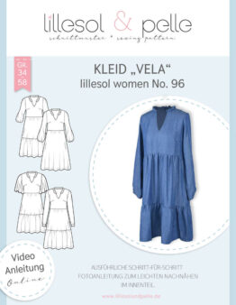 Papierschnittmuster lillesol women No.96 Kleid Vela