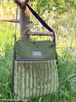 Plüsch Breitcord Plön khaki Farbe 000764 von Swafing
