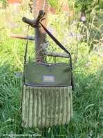 Plüsch Breitcord Plön khaki Farbe 000764 von Swafing