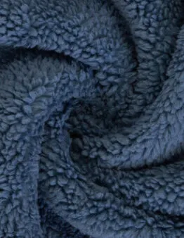 Merano Plüsch taubenblau Farbe 000259 von Swafing
