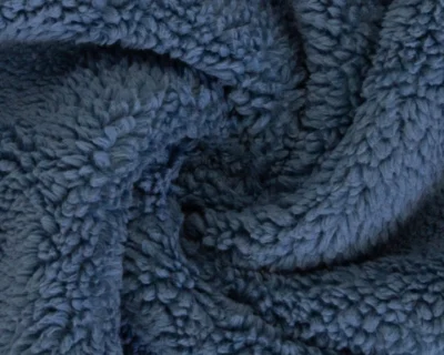 Merano Plüsch taubenblau Farbe 000259 von Swafing