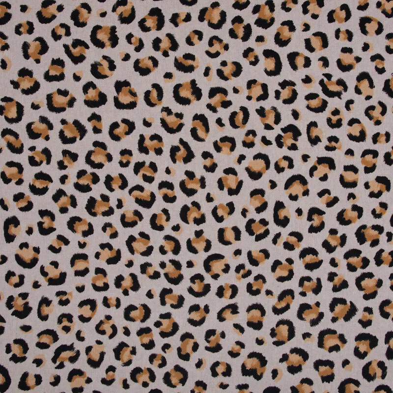 Dekostoff Canvas Leo schwarz gelb